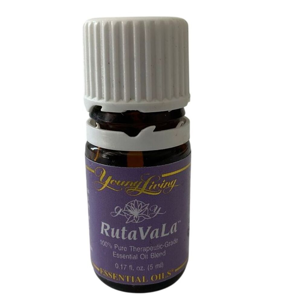 Young Living RutaVaLa Essential Oil‎ Blend Opened Half Full